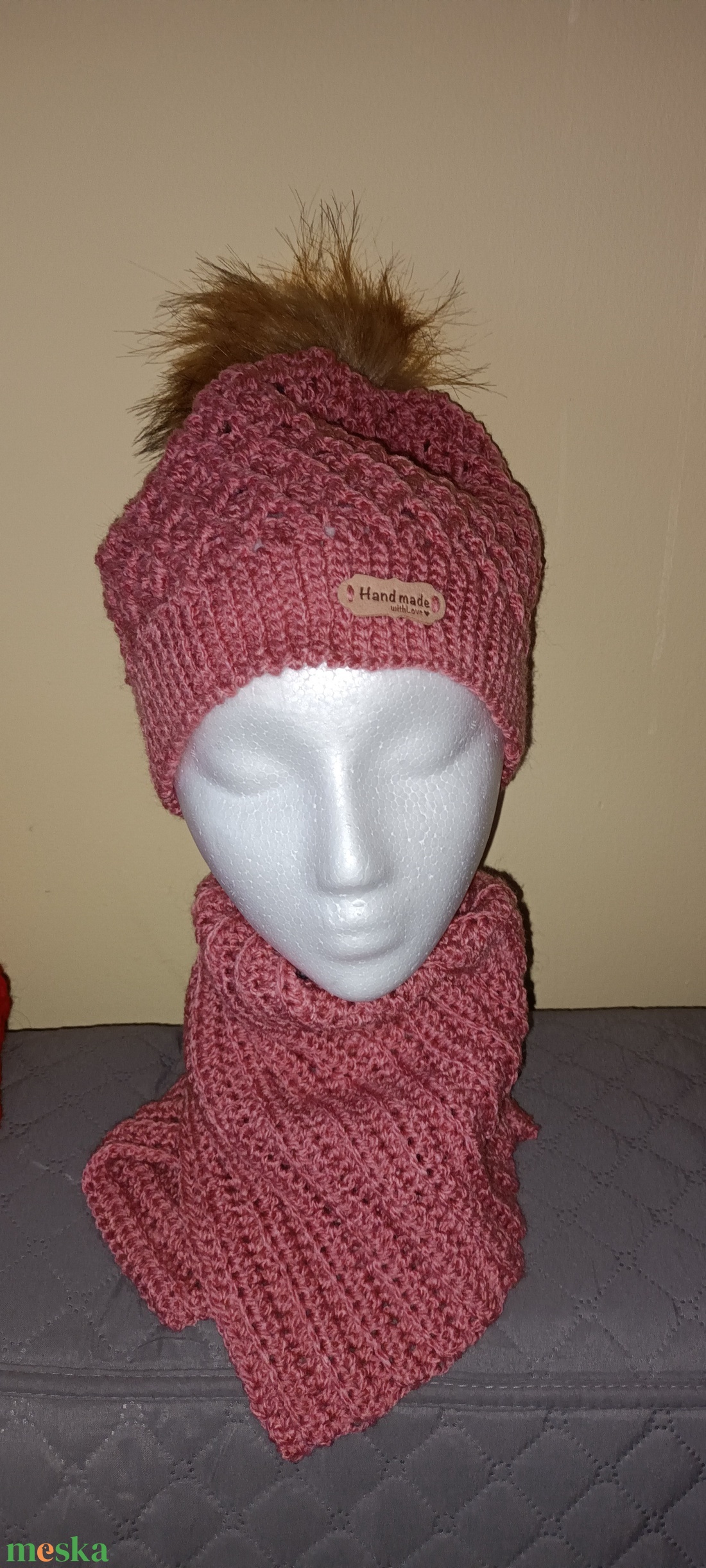 Sapka és nyakmelegítő - ruha & divat - sál, sapka, kendő - fejpánt - Meska.hu