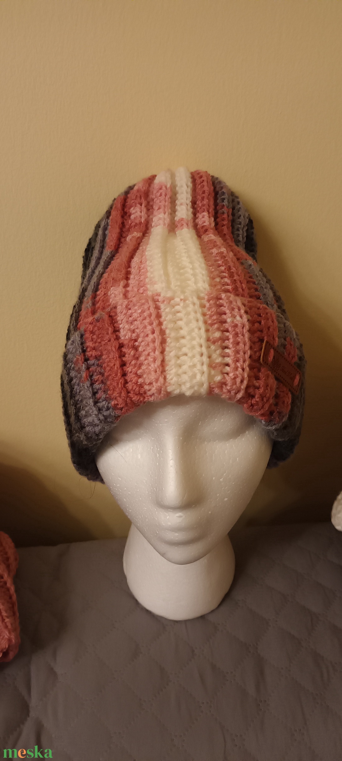 Sapka színes - ruha & divat - sál, sapka, kendő - fejpánt - Meska.hu