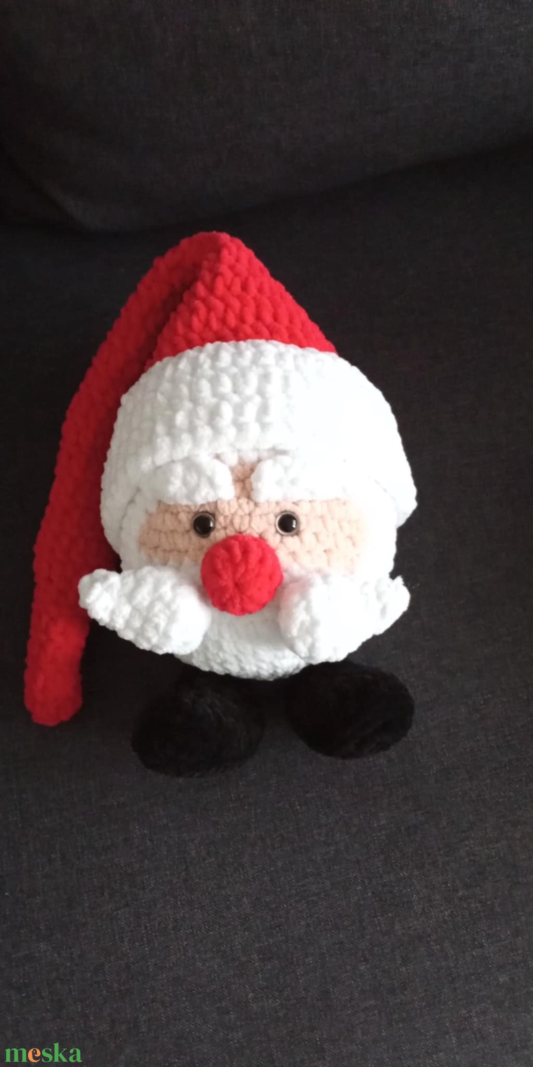 Télapófej zsenília - játék & sport - plüssállat & játékfigura - más figura - Meska.hu