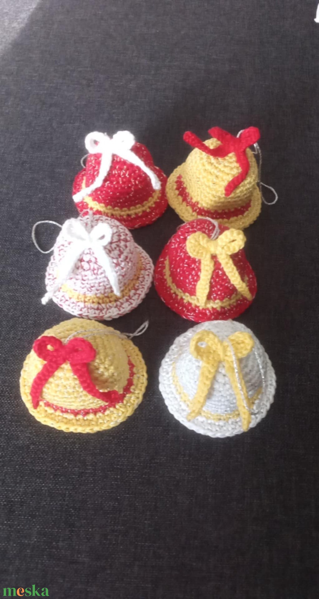 Karácsonyi csengő szett 6 db-os - játék & sport - plüssállat & játékfigura - más figura - Meska.hu