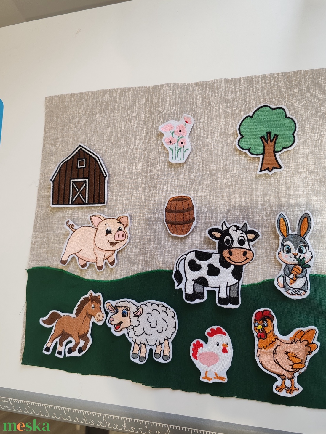  Farm mesepárna������  - játék & sport - ovis felszerelés - ovis párna, kispárna - Meska.hu