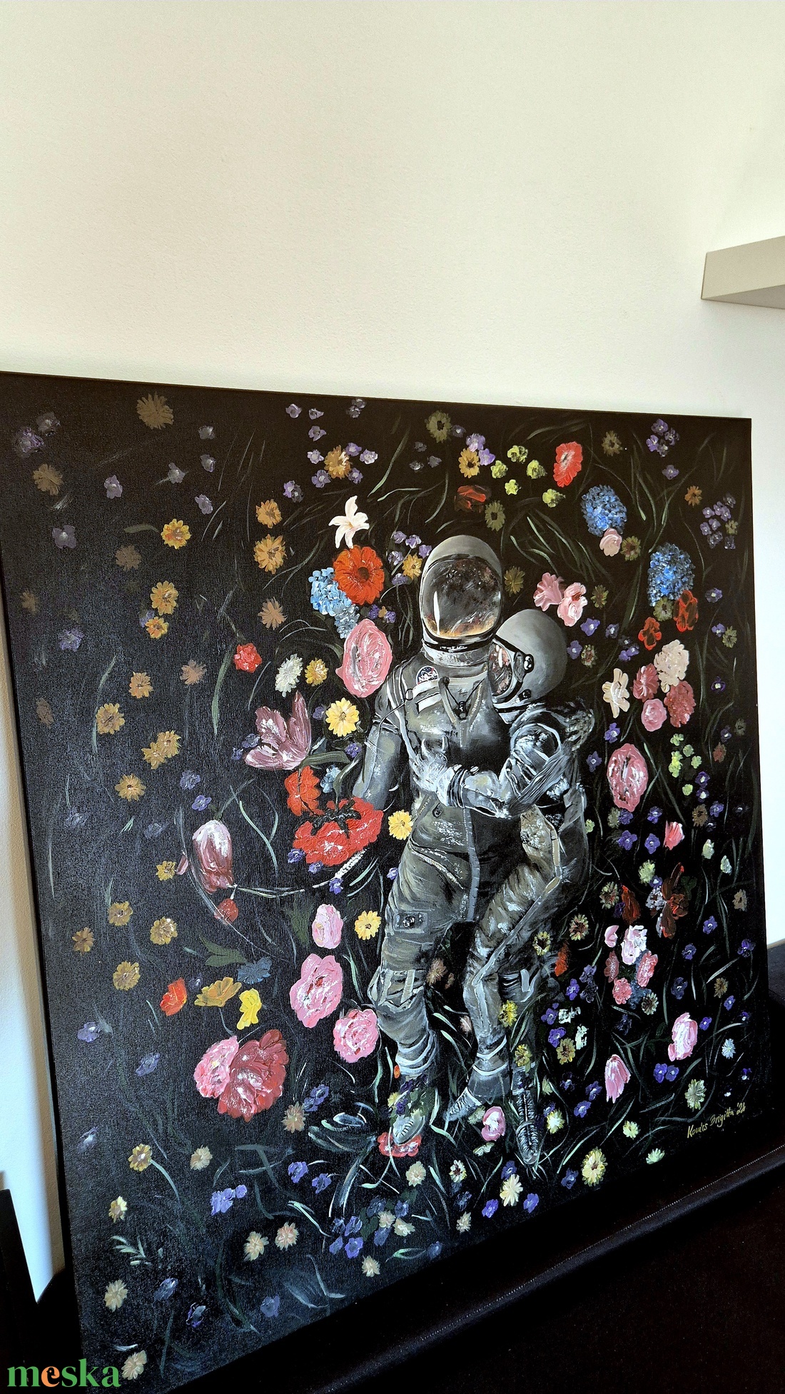 Szürrealista akrilfestmény asztronauta - művészet - festmény - akril - Meska.hu Szürrealista akrilfestmény asztronauta - művészet - festmény - akril - Meska.hu