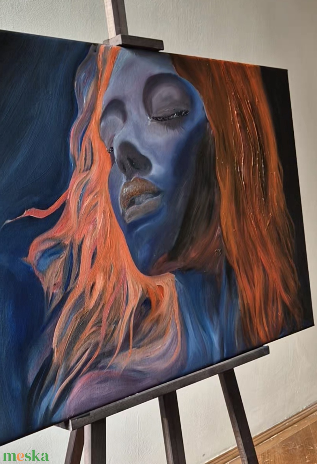 60x90cm Megrendelésre készülő: Vöröshajú hölgy olajfestmény - művészet - festmény - olajfestmény - Meska.hu 60x90cm Megrendelésre készülő: Vöröshajú hölgy olajfestmény - művészet - festmény - olajfestmény - Meska.hu