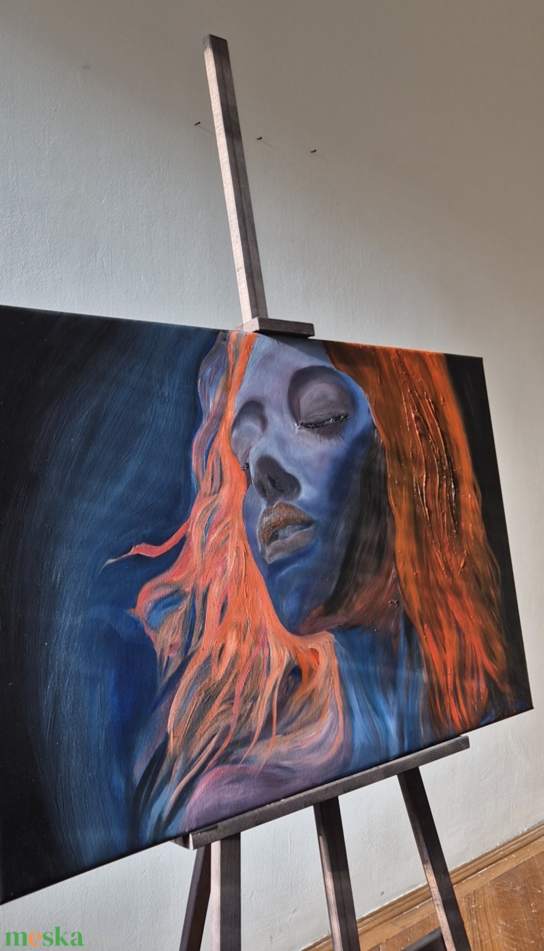 60x90cm Megrendelésre készülő: Vöröshajú hölgy olajfestmény - művészet - festmény - olajfestmény - Meska.hu 60x90cm Megrendelésre készülő: Vöröshajú hölgy olajfestmény - művészet - festmény - olajfestmény - Meska.hu