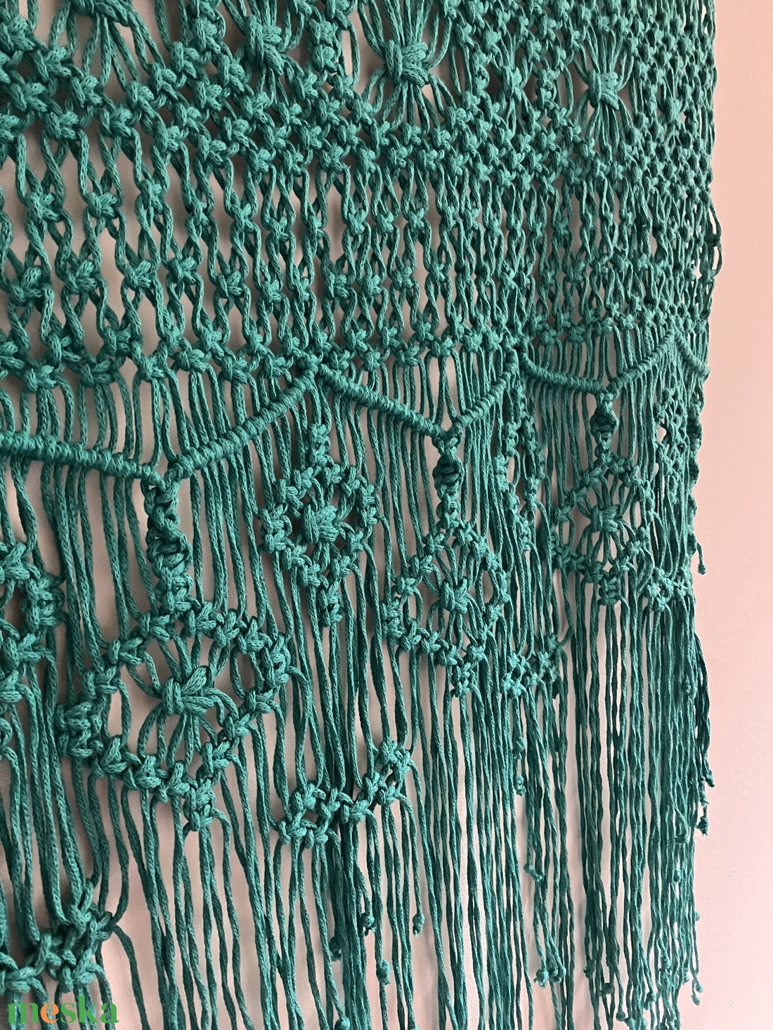 Makramé falidísz - otthon & életmód - dekoráció - fali és függő dekoráció - falra akasztható dekor - Meska.hu