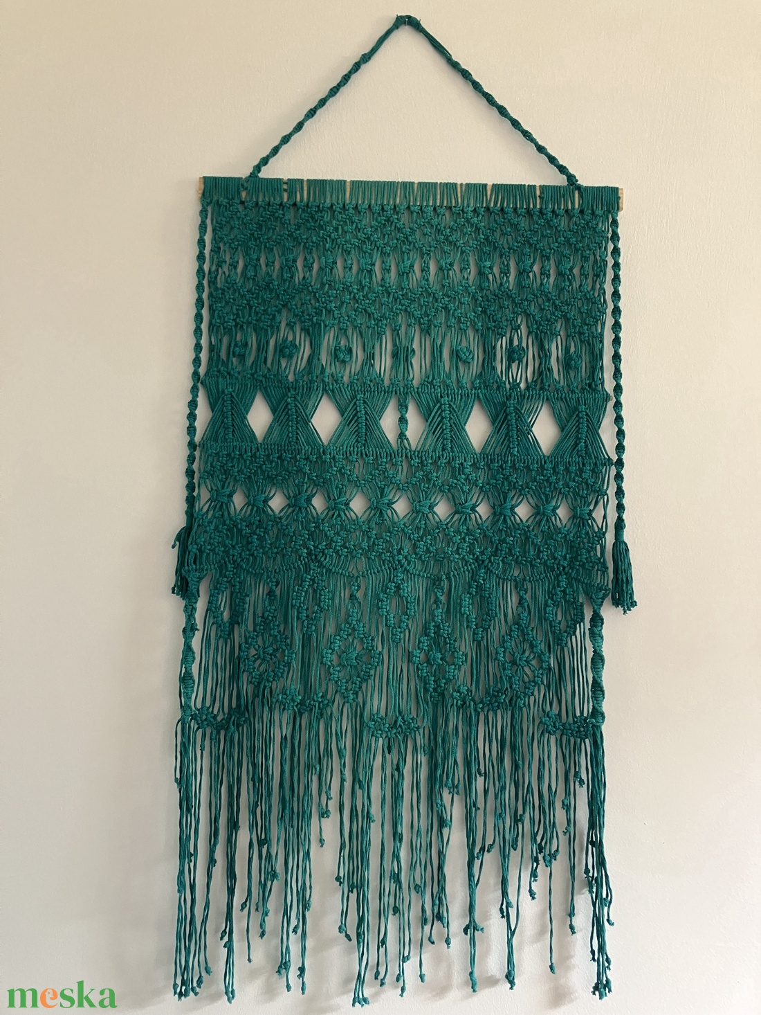 Makramé falidísz - otthon & életmód - dekoráció - fali és függő dekoráció - falra akasztható dekor - Meska.hu Makramé falidísz - otthon & életmód - dekoráció - fali és függő dekoráció - falra akasztható dekor - Meska.hu