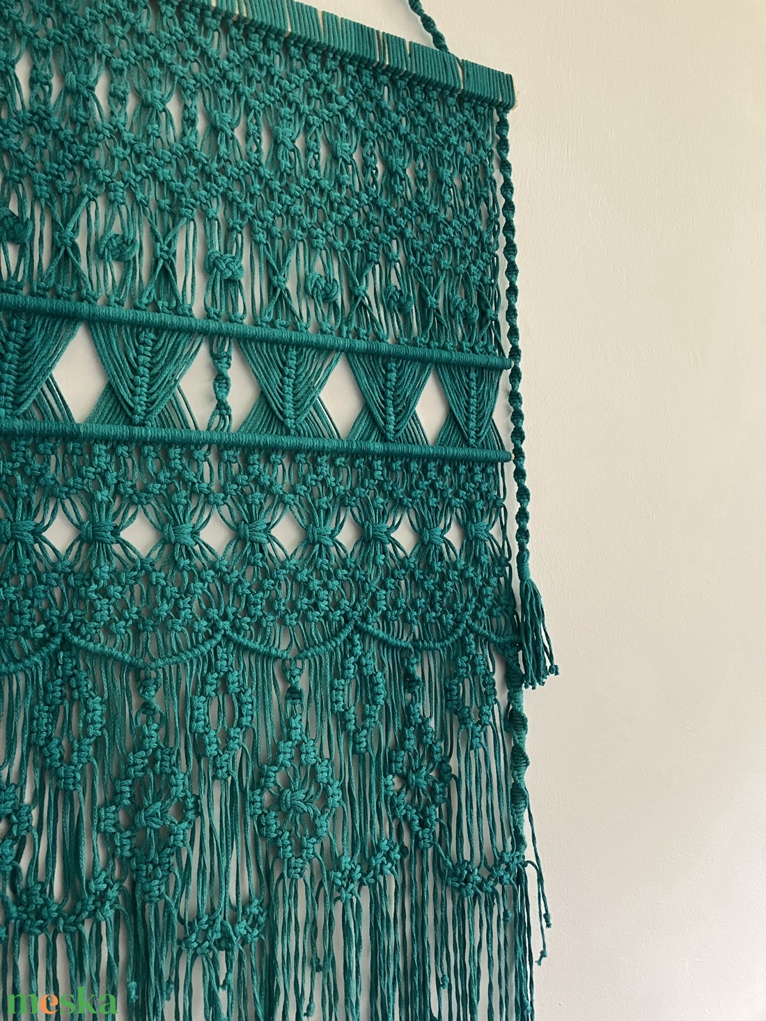 Makramé falidísz - otthon & életmód - dekoráció - fali és függő dekoráció - falra akasztható dekor - Meska.hu Makramé falidísz - otthon & életmód - dekoráció - fali és függő dekoráció - falra akasztható dekor - Meska.hu