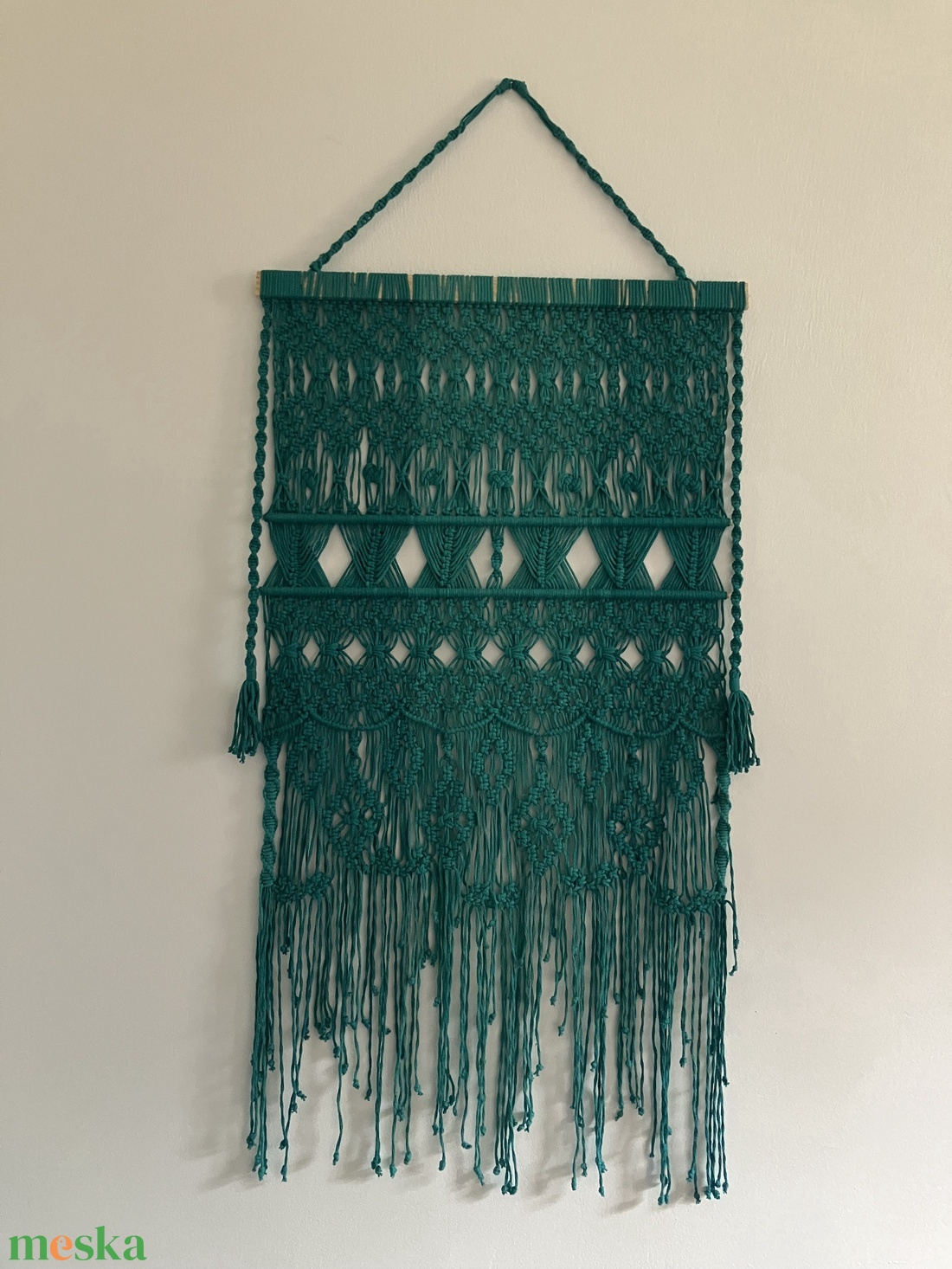 Makramé falidísz - otthon & életmód - dekoráció - fali és függő dekoráció - falra akasztható dekor - Meska.hu Makramé falidísz - otthon & életmód - dekoráció - fali és függő dekoráció - falra akasztható dekor - Meska.hu