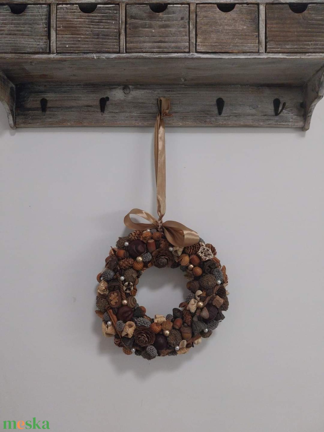 Termés koszorú ajtódísz  - otthon & életmód - dekoráció - virágdísz és tartó - koszorú - Meska.hu