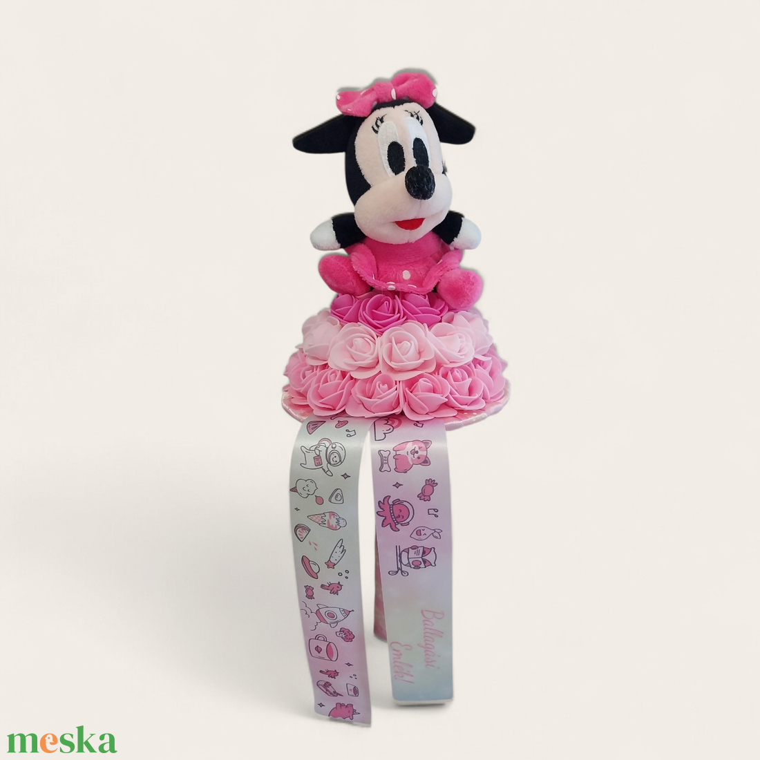 Minnie-s ballagási csokor  - otthon & életmód - virágdekoráció - virágok - virágcsokor - Meska.hu