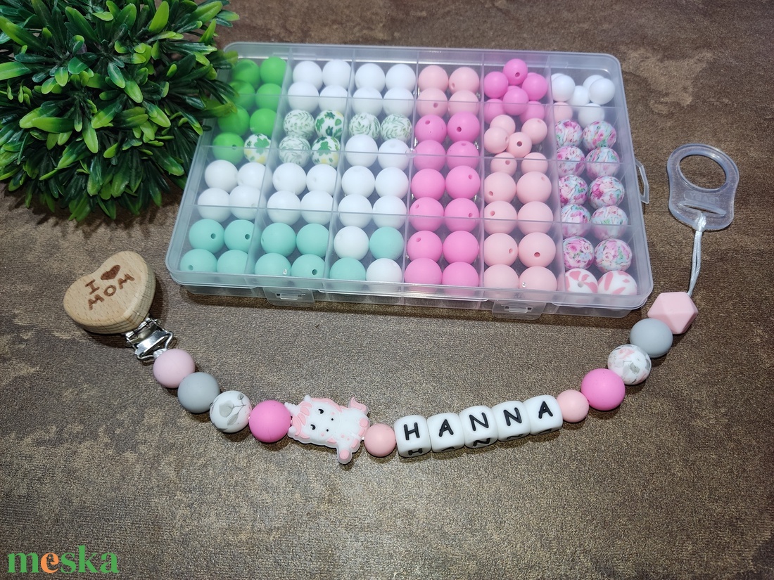 Unikornis szilikon cumilánc  - játék & sport - 3 éves kor alattiaknak - cumilánc - Meska.hu