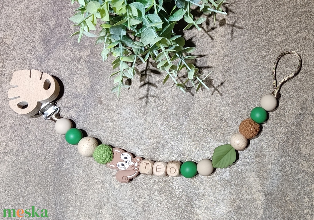 Egyedi szilikon cumilánc  - baba - mama - baba játékok - cumilánc - Meska.hu