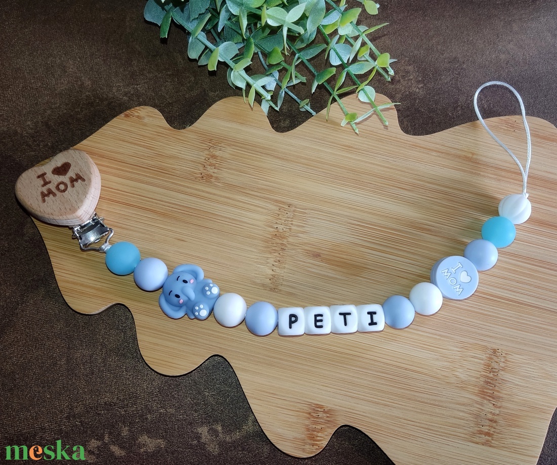 Egyedi szilikon cumilánc  - baba - mama - baba játékok - cumilánc - Meska.hu