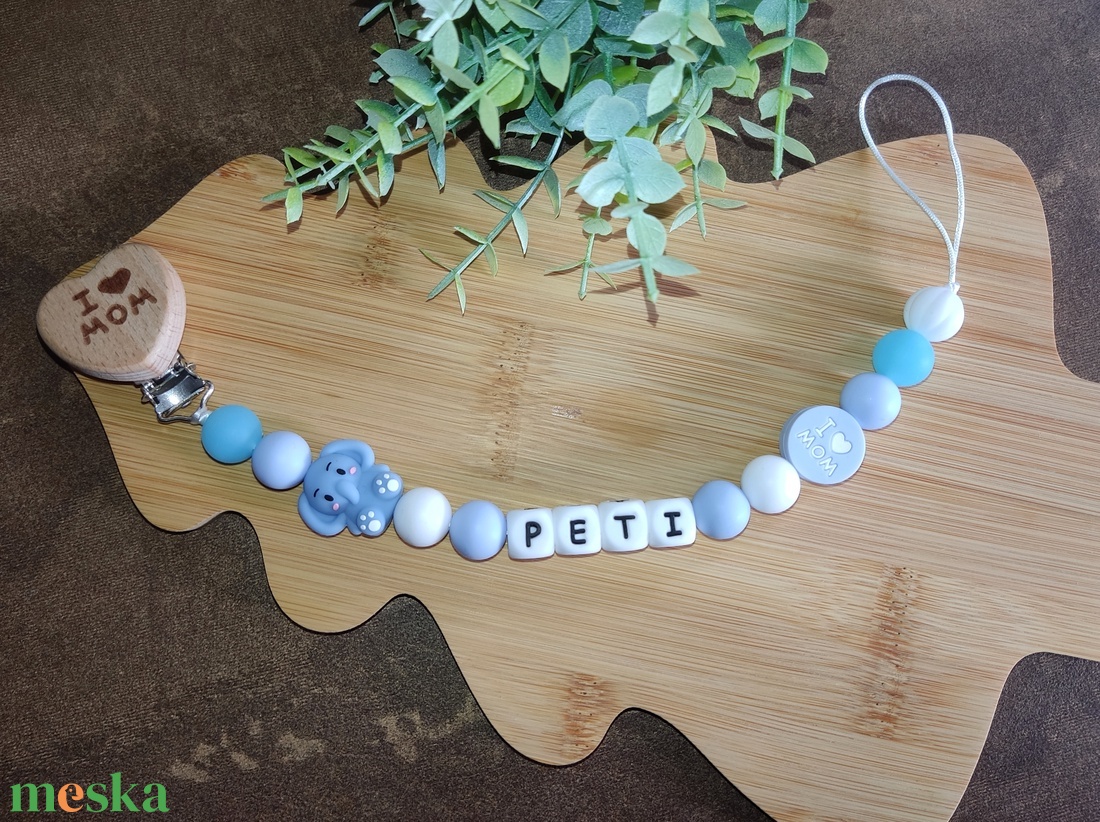 Egyedi szilikon cumilánc  - baba - mama - baba játékok - cumilánc - Meska.hu