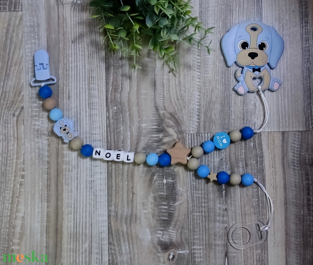 Kétágú rágcsalánc/cumilánc  - baba - mama - baba játékok - cumilánc - Meska.hu