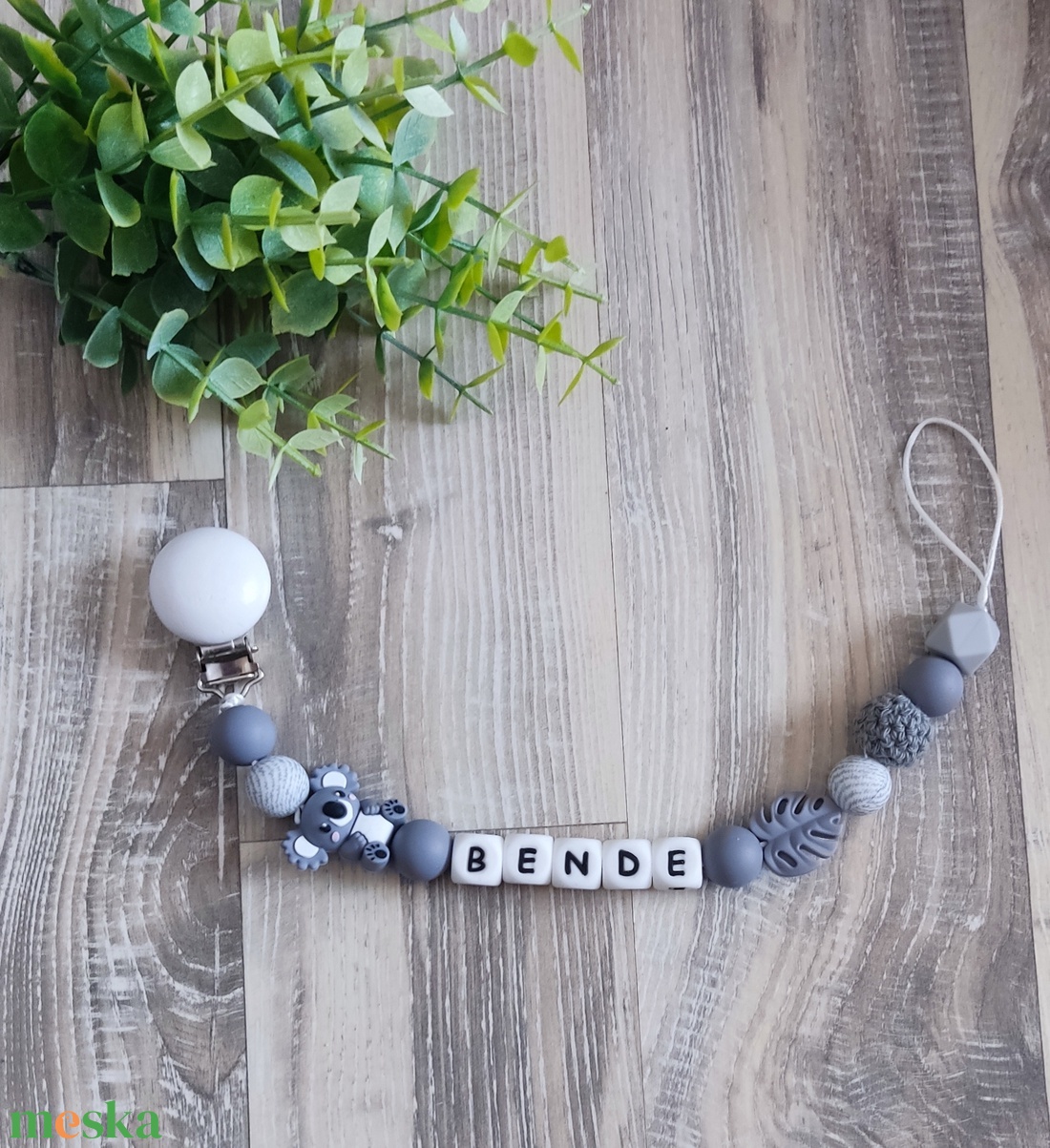 Egyedi szilikon cumilánc  - baba - mama - baba játékok - cumilánc - Meska.hu