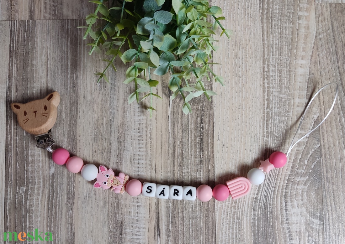 Cicás egyedi szilikon cumilánc  - baba - mama - baba játékok - cumilánc - Meska.hu