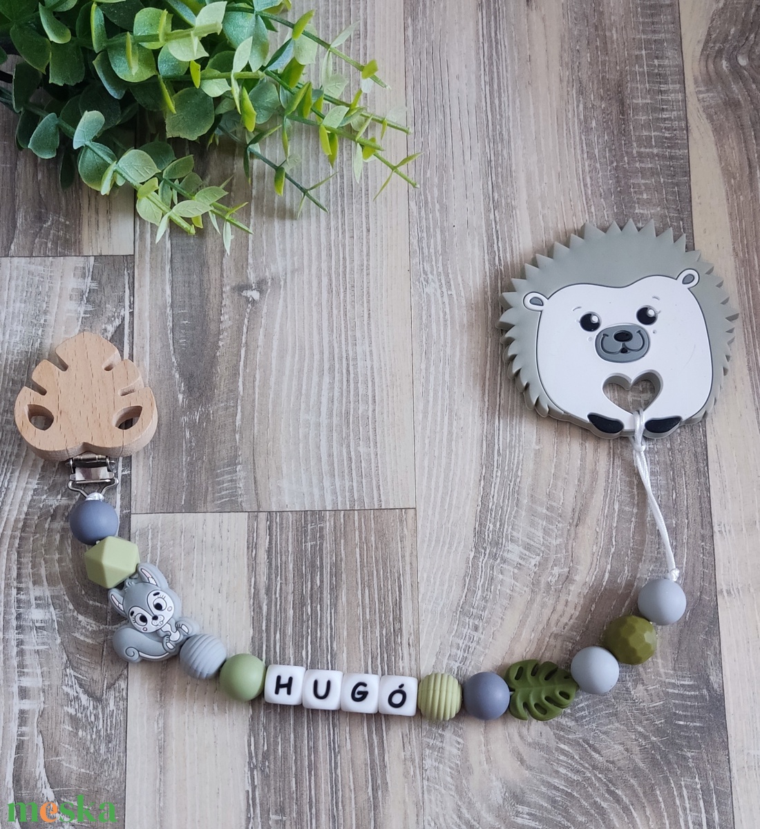 Sünis cumilánc/rágcsalánc - baba - mama - baba játékok - cumilánc - Meska.hu