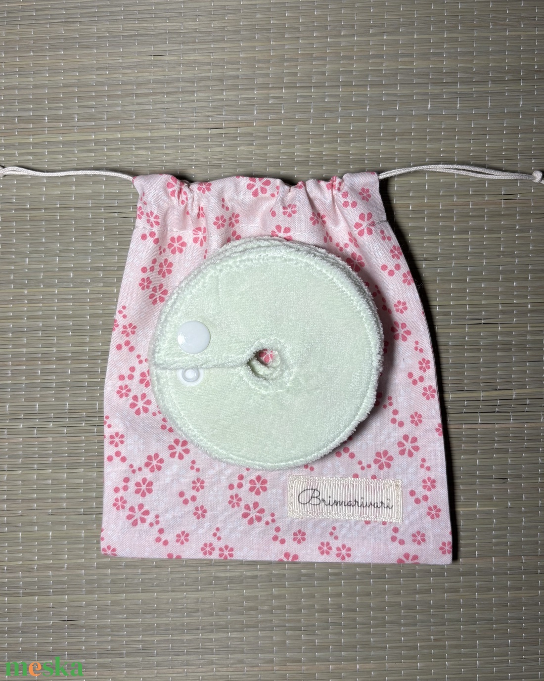 Mic-key button gyomorszondához alátét / g-tube covers rózsaszín virágok - szépségápolás - egészségmegőrzési kellékek - Meska.hu