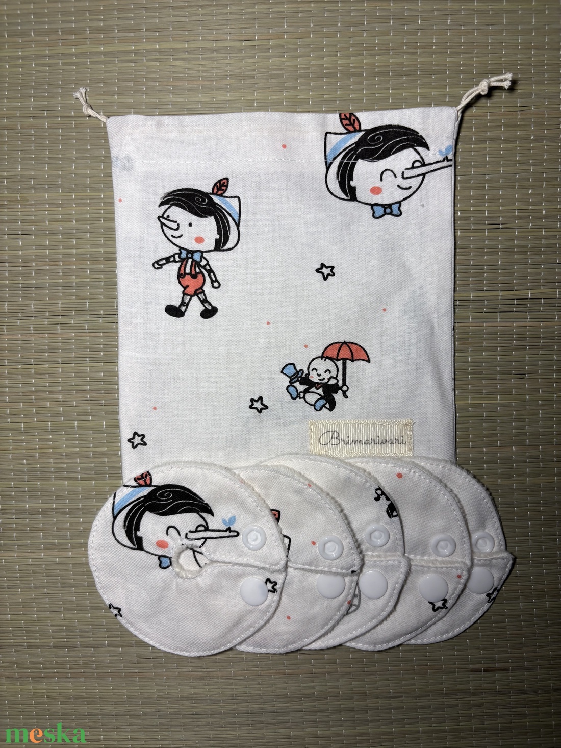 Mic-key button gyomorszondához alátét / g-tube covers Pinokkió  - szépségápolás - egészségmegőrzési kellékek - Meska.hu