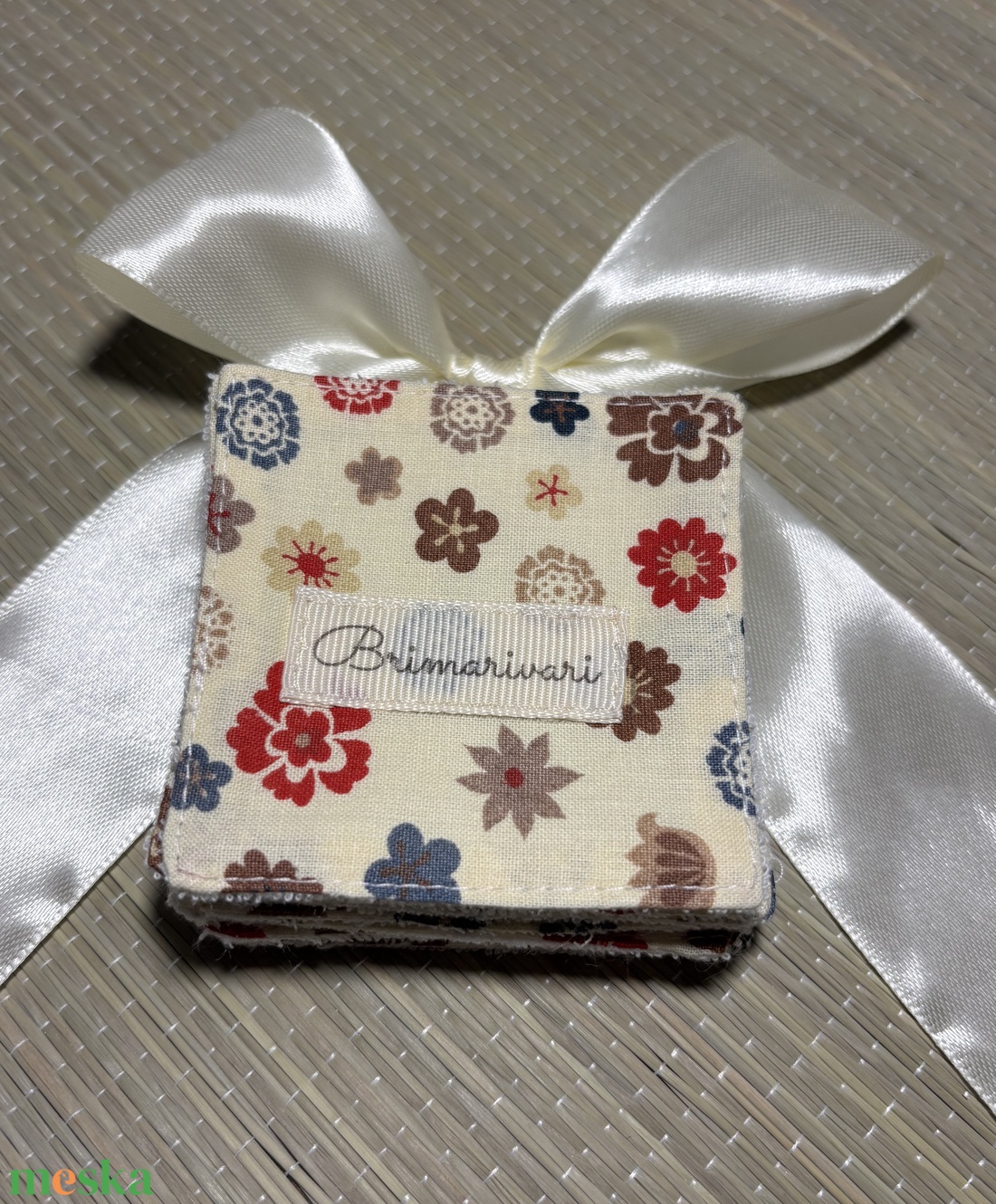 Arctisztító párna - őszi virágok - szépségápolás - arcápolás - arctisztító korong - Meska.hu