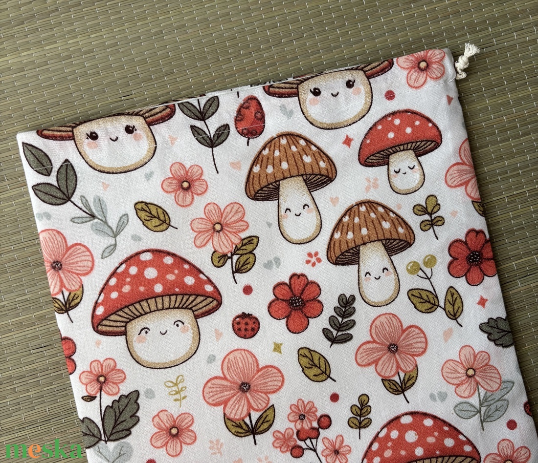 Kenyeres zsák - gombás - táska & tok - bevásárlás & shopper táska - kenyeres zsák - Meska.hu