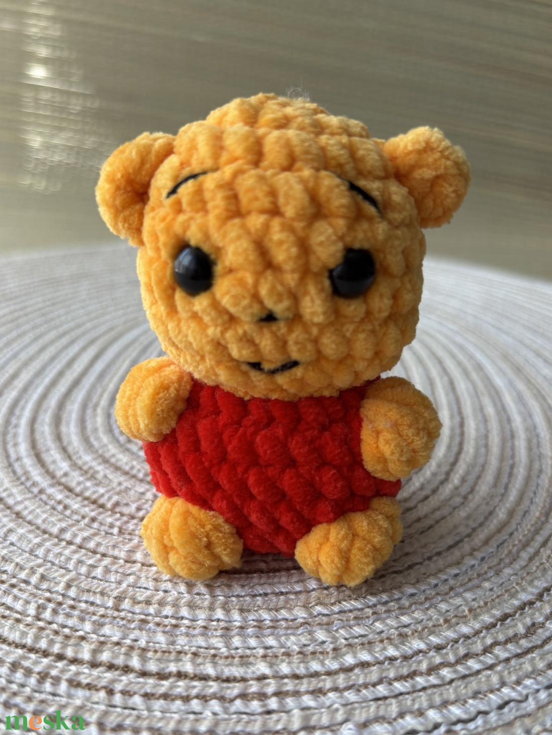 Horgolt plüss figura mini maci - játék & sport - plüssállat & játékfigura - más figura - Meska.hu