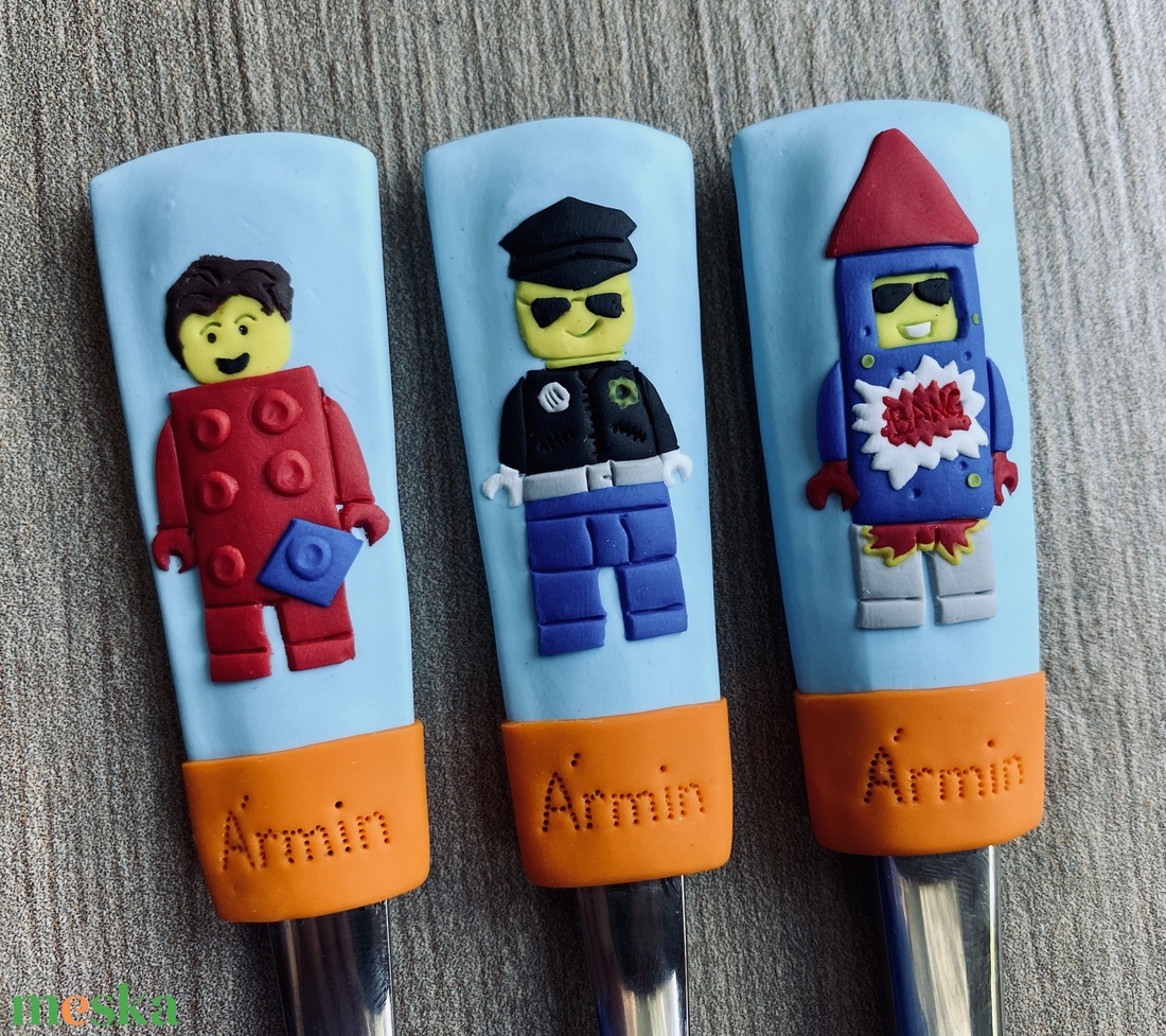 Felnőtt evőeszköz szett - Lego figurák - otthon & életmód - konyhafelszerelés, tálalás - tálalás - kanál & villa - Meska.hu Felnőtt evőeszköz szett - Lego figurák - otthon & életmód - konyhafelszerelés, tálalás - tálalás - kanál & villa - Meska.hu
