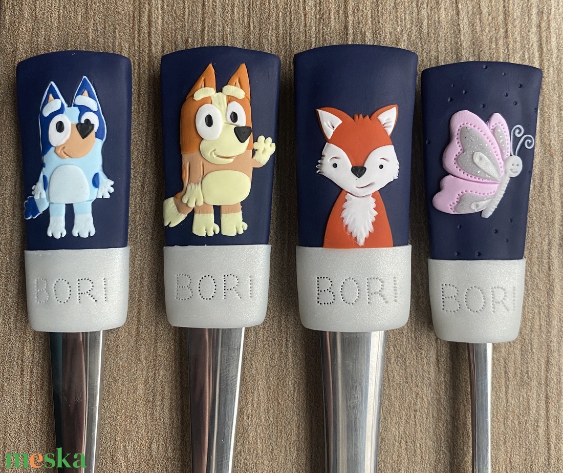 Evőeszköz - Bluey - otthon & életmód - konyhafelszerelés, tálalás - tálalás - kanál & villa - Meska.hu Evőeszköz - Bluey - otthon & életmód - konyhafelszerelés, tálalás - tálalás - kanál & villa - Meska.hu