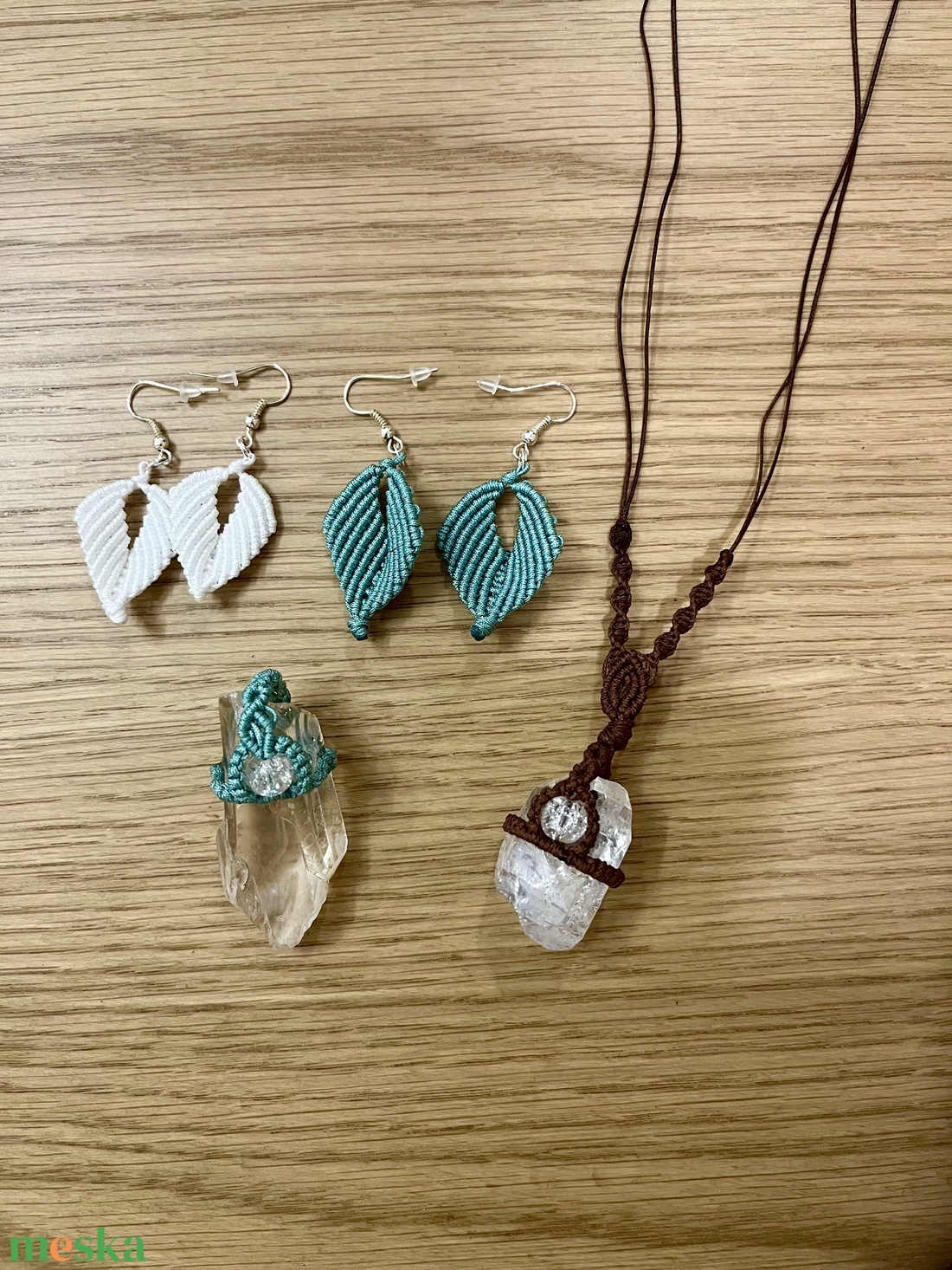 Hegyikristály amulett - ékszer - nyaklánc - hosszú nyaklánc - Meska.hu