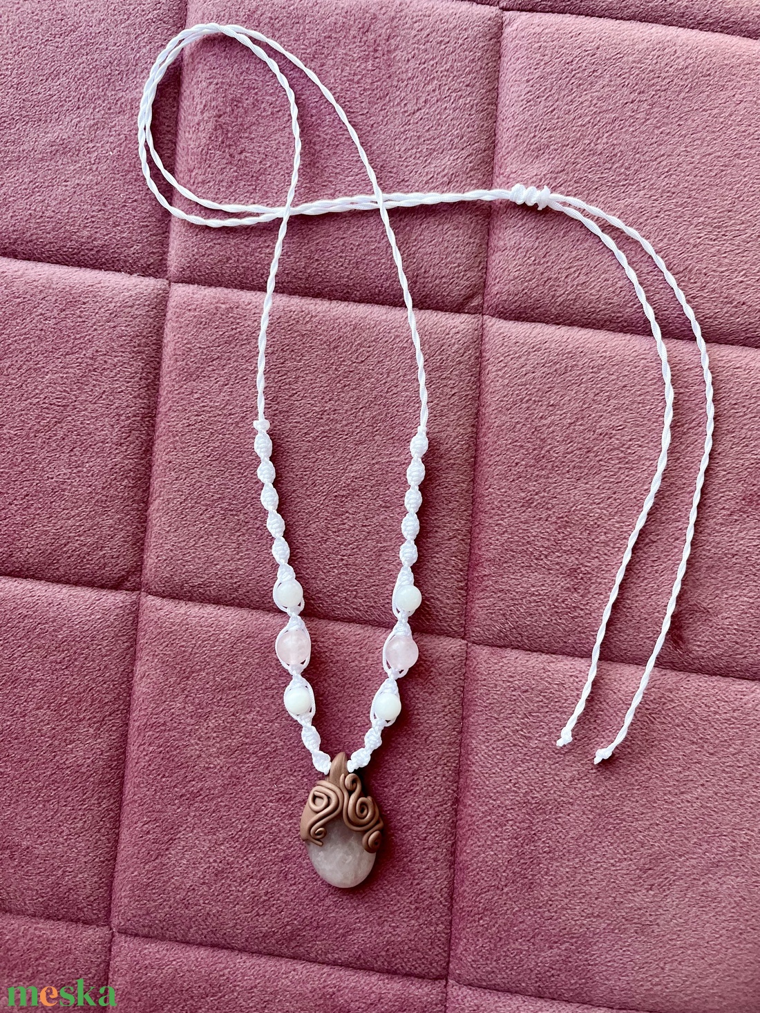 Rózsakvarc amulett - otthon & életmód - dekoráció - spiritualitás - ásványok - Meska.hu Rózsakvarc amulett - otthon & életmód - dekoráció - spiritualitás - ásványok - Meska.hu