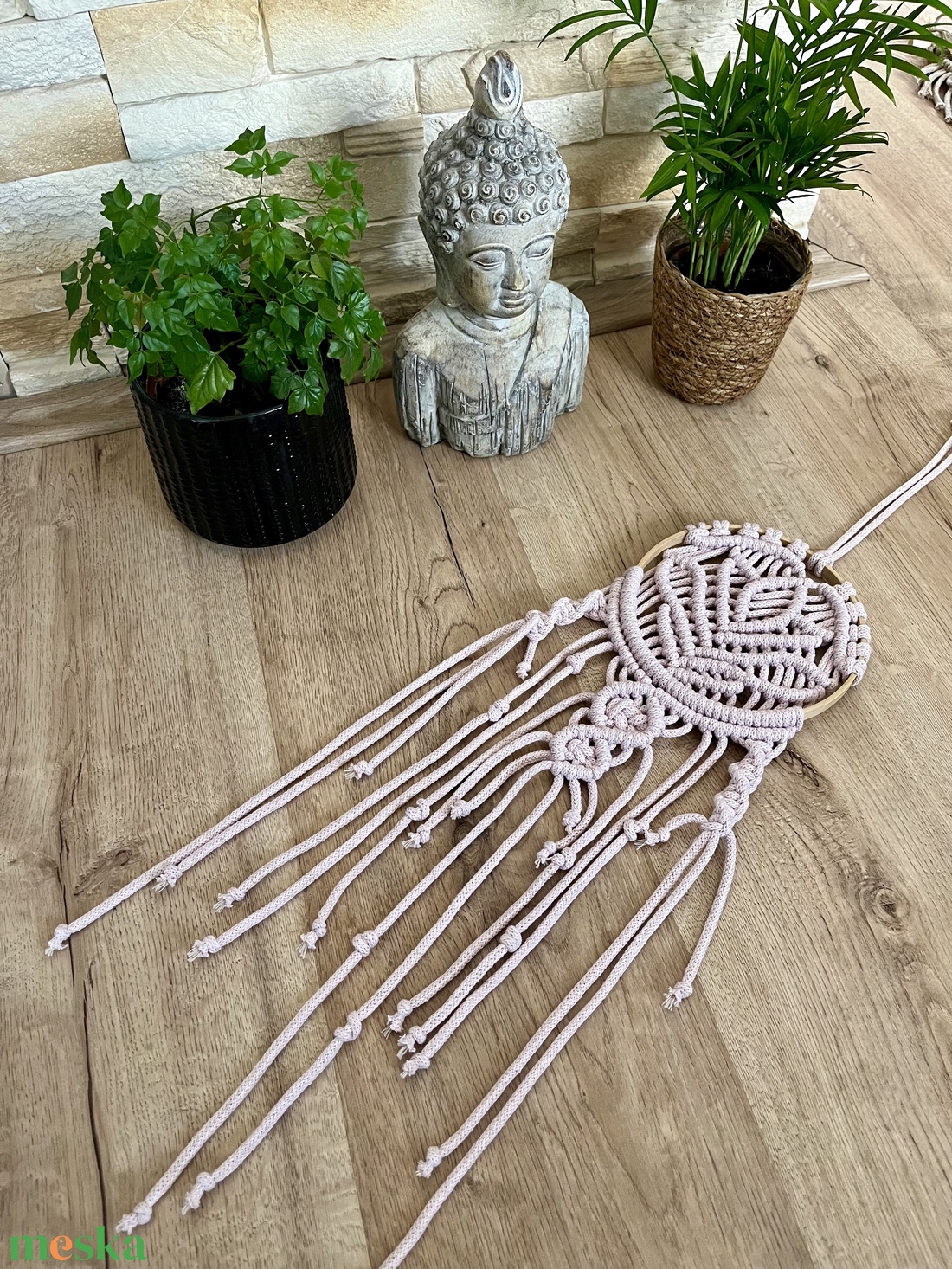 �Lotus� álomfogó, falidísz - otthon & életmód - dekoráció - fali és függő dekoráció - álomfogó - Meska.hu