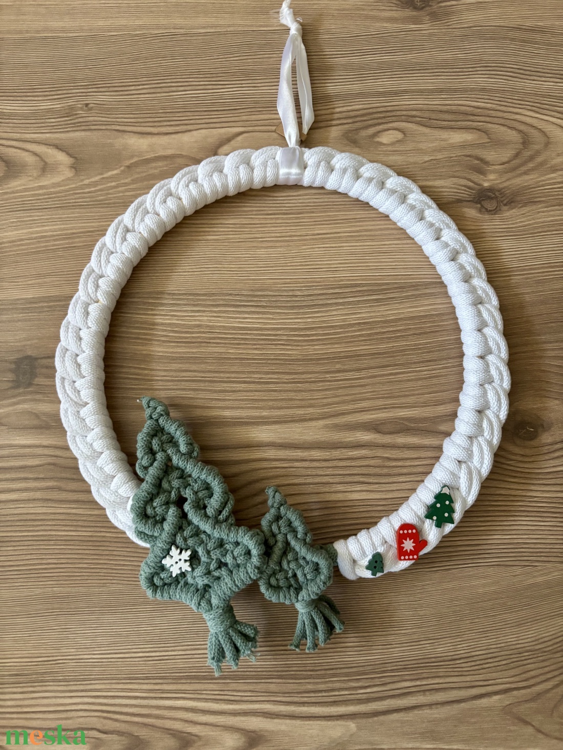 Ünnepi ajtódísz - karácsony - adventi díszek - adventi ajtódísz - Meska.hu