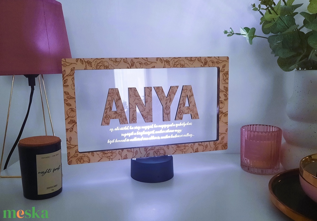 ANYA led lámpa - otthon & életmód - lámpa - hangulatlámpa - Meska.hu