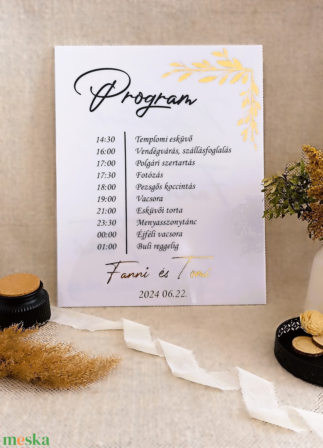 Esküvői programtábla - esküvő - dekoráció - tábla & jelzés - Meska.hu Esküvői programtábla - esküvő - dekoráció - tábla & jelzés - Meska.hu