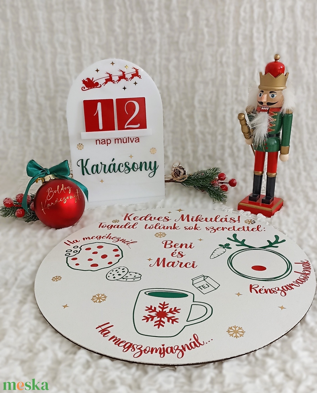 Karácsonyi visszaszámláló - karácsony - adventi díszek - adventi naptár - Meska.hu Karácsonyi visszaszámláló - karácsony - adventi díszek - adventi naptár - Meska.hu