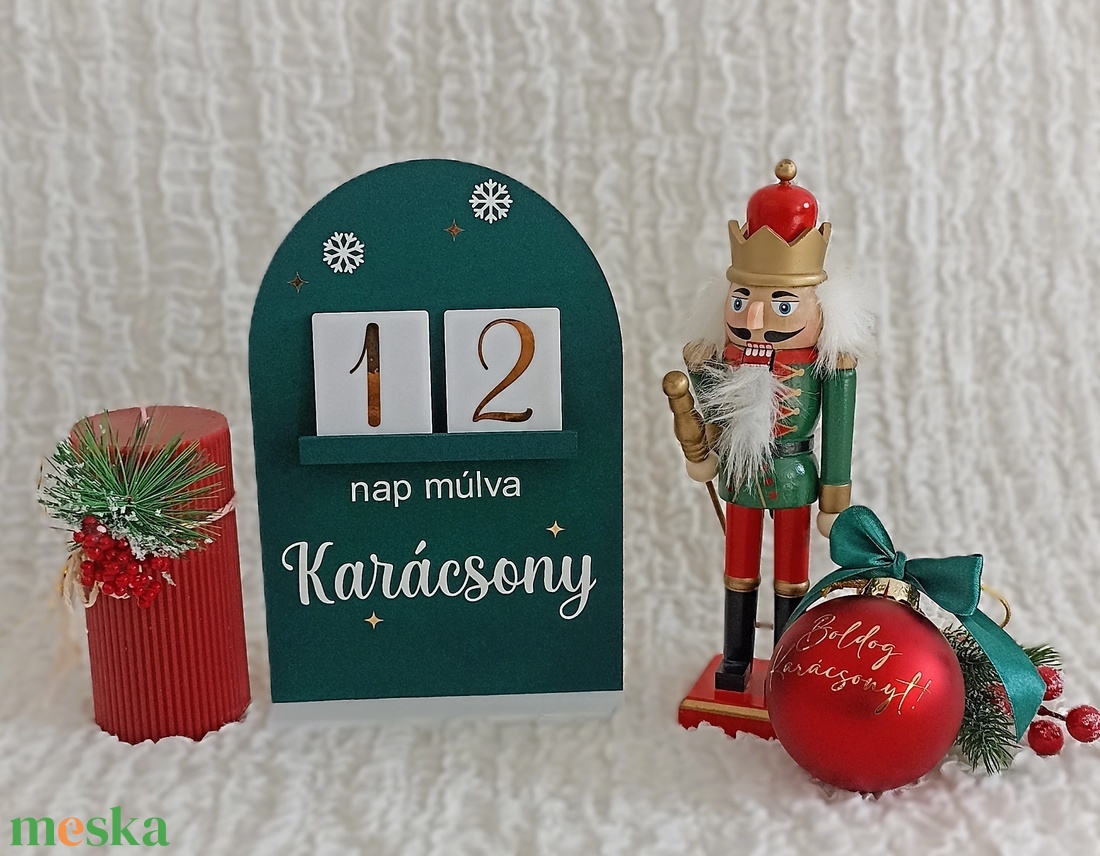 Karácsonyi visszaszámláló - karácsony - adventi díszek - adventi naptár - Meska.hu Karácsonyi visszaszámláló - karácsony - adventi díszek - adventi naptár - Meska.hu