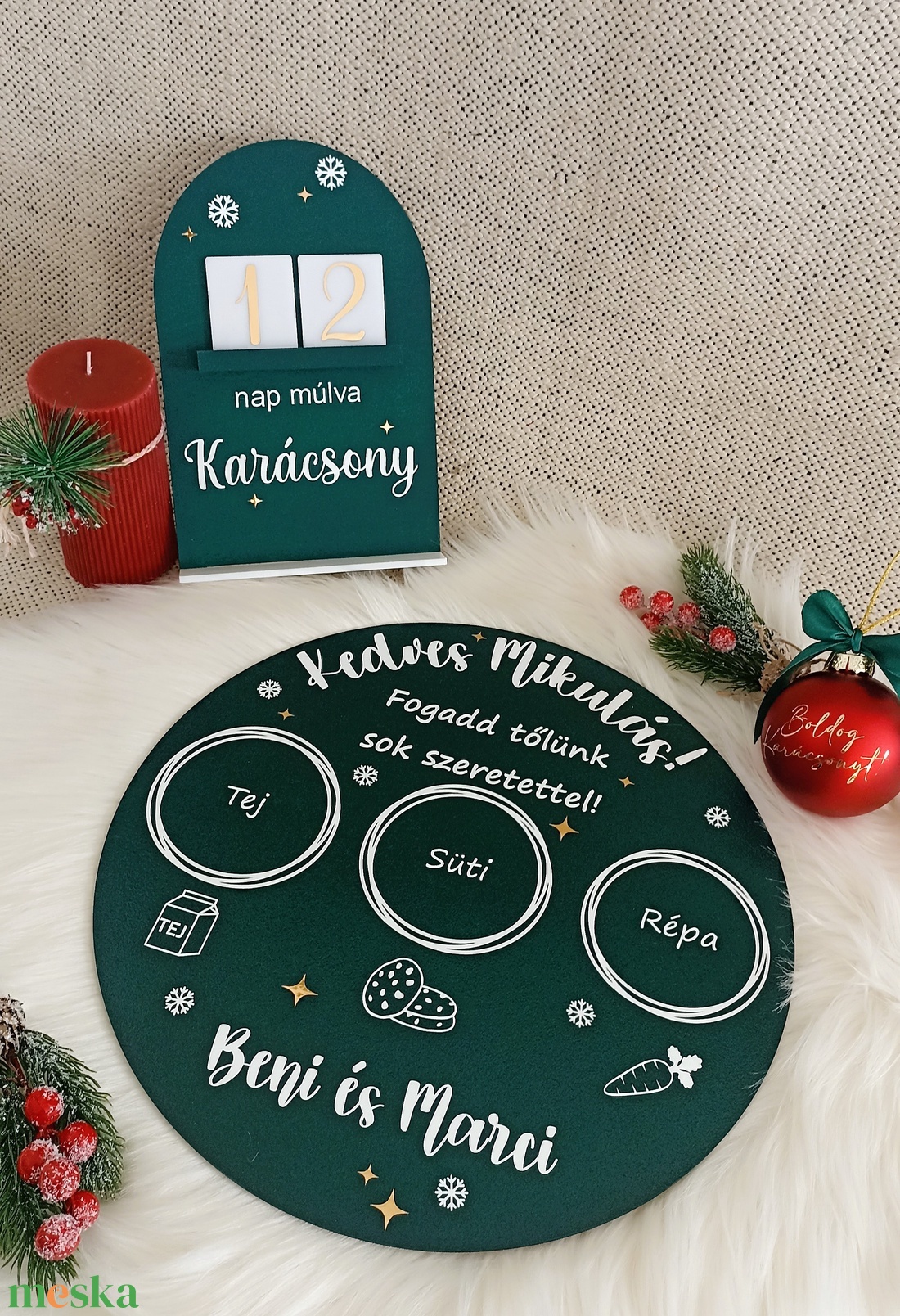 Karácsonyi visszaszámláló - karácsony - adventi díszek - adventi naptár - Meska.hu Karácsonyi visszaszámláló - karácsony - adventi díszek - adventi naptár - Meska.hu