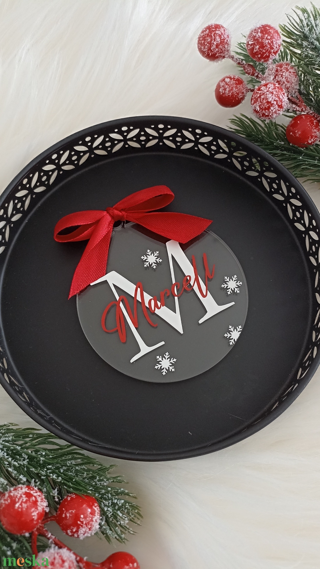 Plexi karácsonyfadísz - Névre szóló monogrammal - karácsony - karácsonyi lakásdekoráció - karácsonyfadíszek - Meska.hu Plexi karácsonyfadísz - Névre szóló monogrammal - karácsony - karácsonyi lakásdekoráció - karácsonyfadíszek - Meska.hu