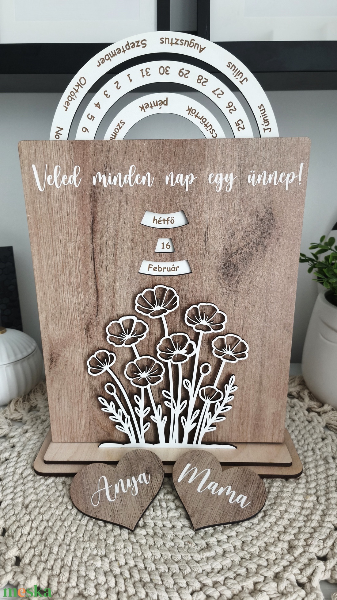 Öröknaptár - famintás - otthon & életmód - dekoráció - fali és függő dekoráció - falinaptár & öröknaptár - Meska.hu