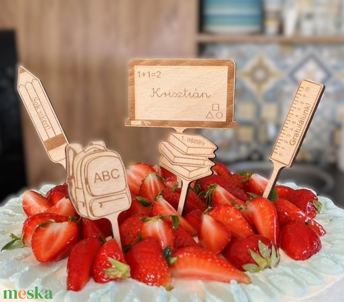 Tortabeszúró - ovis ballagásra névre szólóan - otthon & életmód - konyhafelszerelés, tálalás - sütés, főzés - sütidísz - Meska.hu