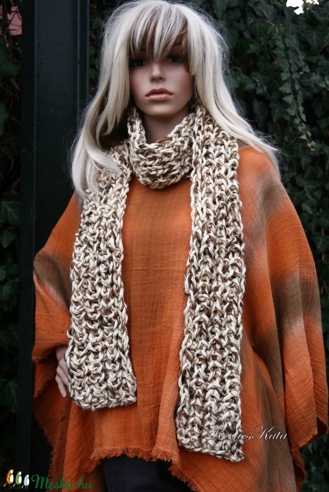 CHUNKY SHAWL - extra-vastag kézzel kötött sál - ruha & divat - sál, sapka, kendő - sál - Meska.hu CHUNKY SHAWL - extra-vastag kézzel kötött sál - ruha & divat - sál, sapka, kendő - sál - Meska.hu