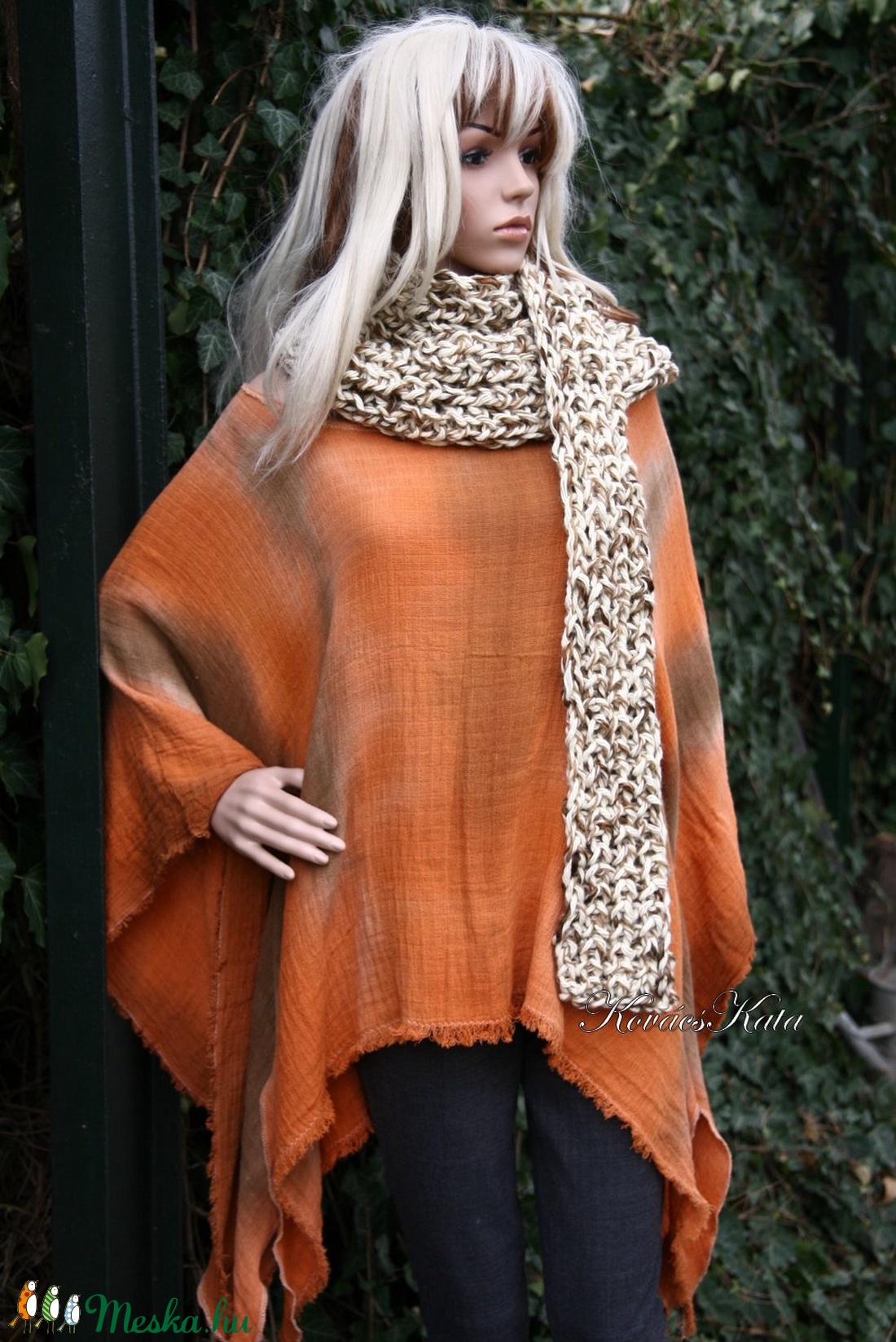 CHUNKY SHAWL - extra-vastag kézzel kötött sál - ruha & divat - sál, sapka, kendő - sál - Meska.hu CHUNKY SHAWL - extra-vastag kézzel kötött sál - ruha & divat - sál, sapka, kendő - sál - Meska.hu