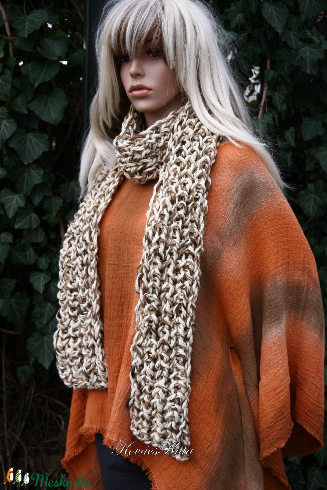 CHUNKY SHAWL - extra-vastag kézzel kötött sál - ruha & divat - sál, sapka, kendő - sál - Meska.hu CHUNKY SHAWL - extra-vastag kézzel kötött sál - ruha & divat - sál, sapka, kendő - sál - Meska.hu