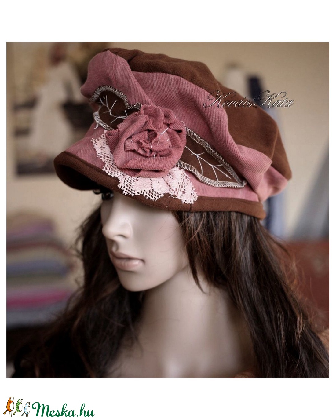 SHABBY ROSE - art to wear design-kalap - ruha & divat - sál, sapka, kendő - kalap - Meska.hu SHABBY ROSE - art to wear design-kalap - ruha & divat - sál, sapka, kendő - kalap - Meska.hu
