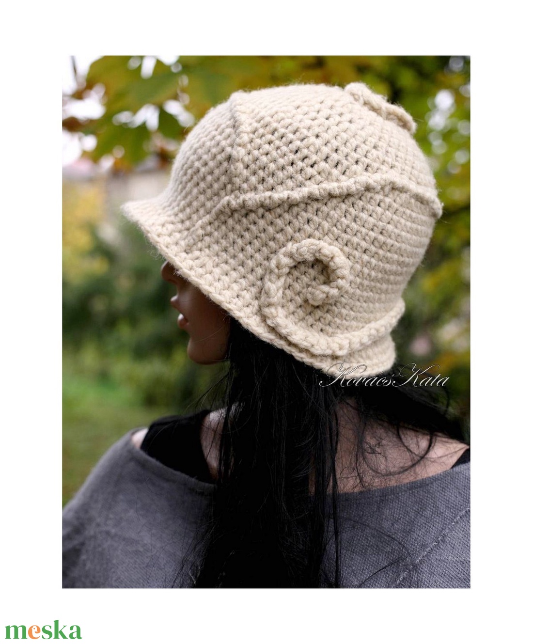 VILMA - extravagáns horgolt cloche kalap - ruha & divat - sál, sapka, kendő - kalap - Meska.hu VILMA - extravagáns horgolt cloche kalap - ruha & divat - sál, sapka, kendő - kalap - Meska.hu