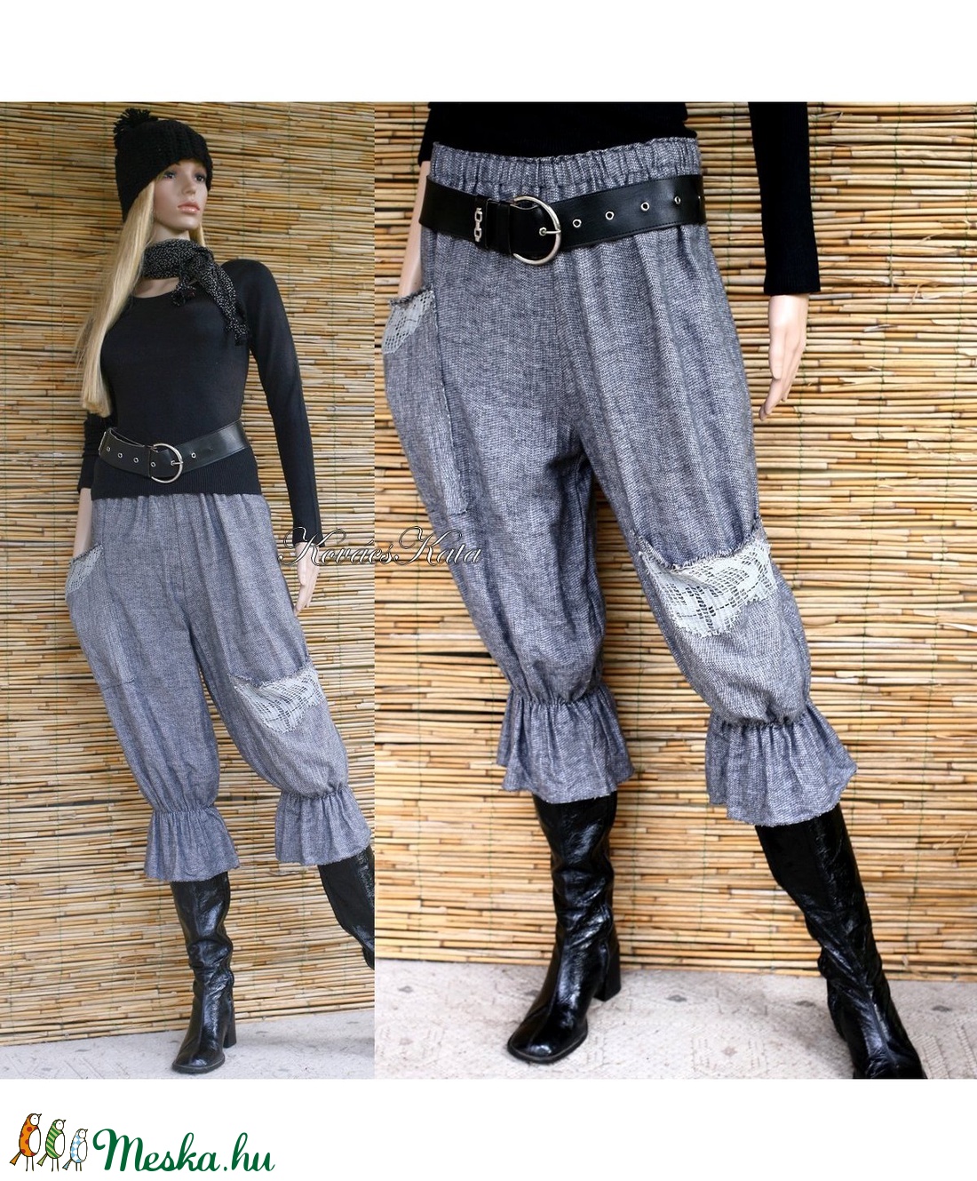 ELVIRA - lagenlook flanelnadrág - ruha & divat - női ruha - nadrág - Meska.hu ELVIRA - lagenlook flanelnadrág - ruha & divat - női ruha - nadrág - Meska.hu