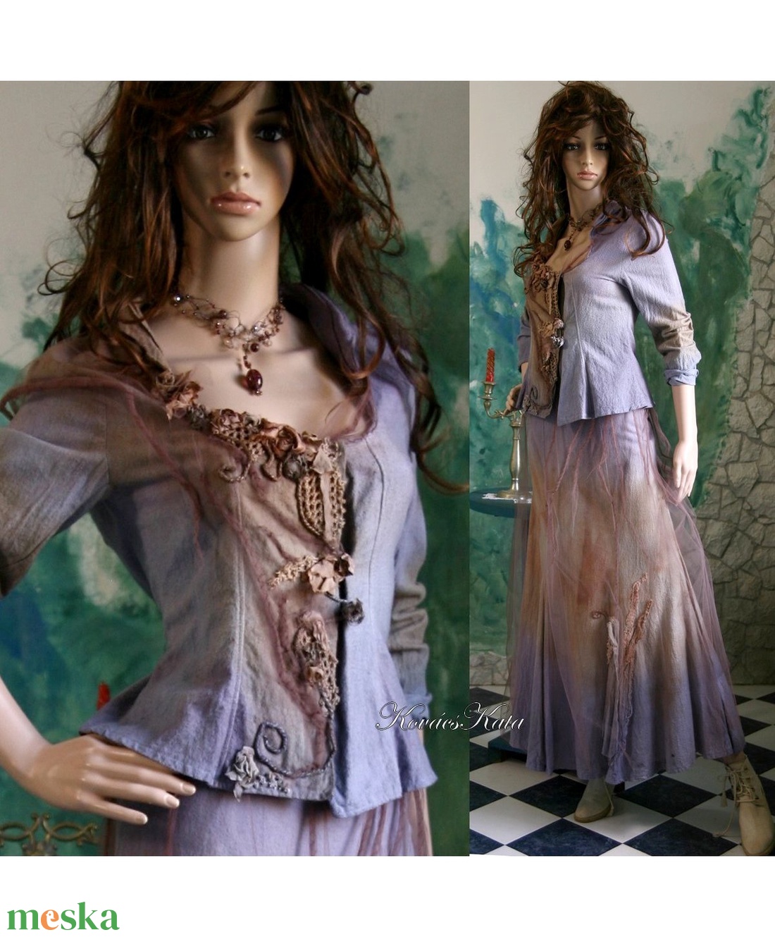 DÉLIA kosztüm - shabby chic fashion design - ruha & divat - női ruha - alkalmi ruha & estélyi ruha - Meska.hu DÉLIA kosztüm - shabby chic fashion design - ruha & divat - női ruha - alkalmi ruha & estélyi ruha - Meska.hu