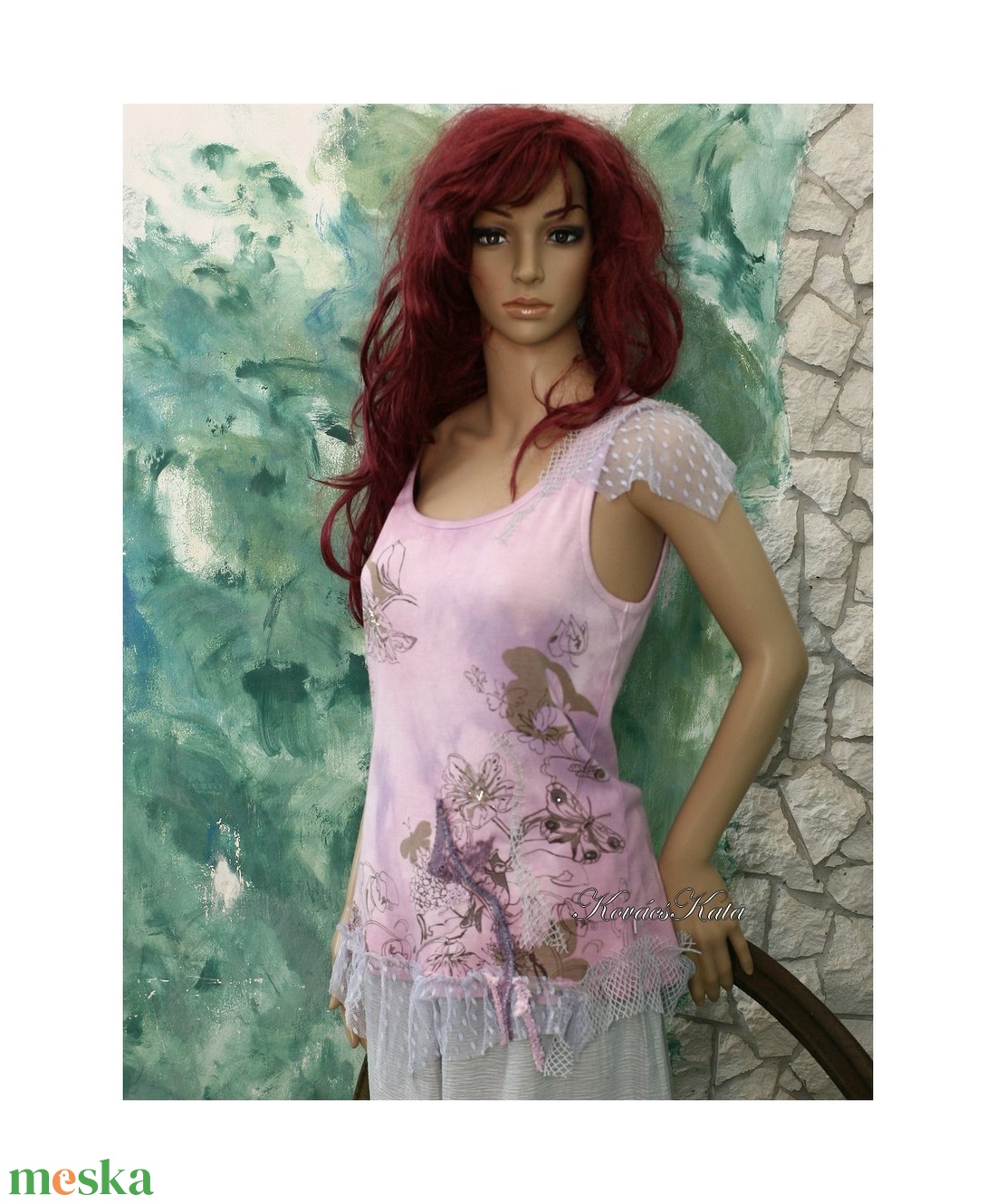 TAVASZI SZÉL - shabby chic pamut-felső - ruha & divat - női ruha - top - Meska.hu TAVASZI SZÉL - shabby chic pamut-felső - ruha & divat - női ruha - top - Meska.hu