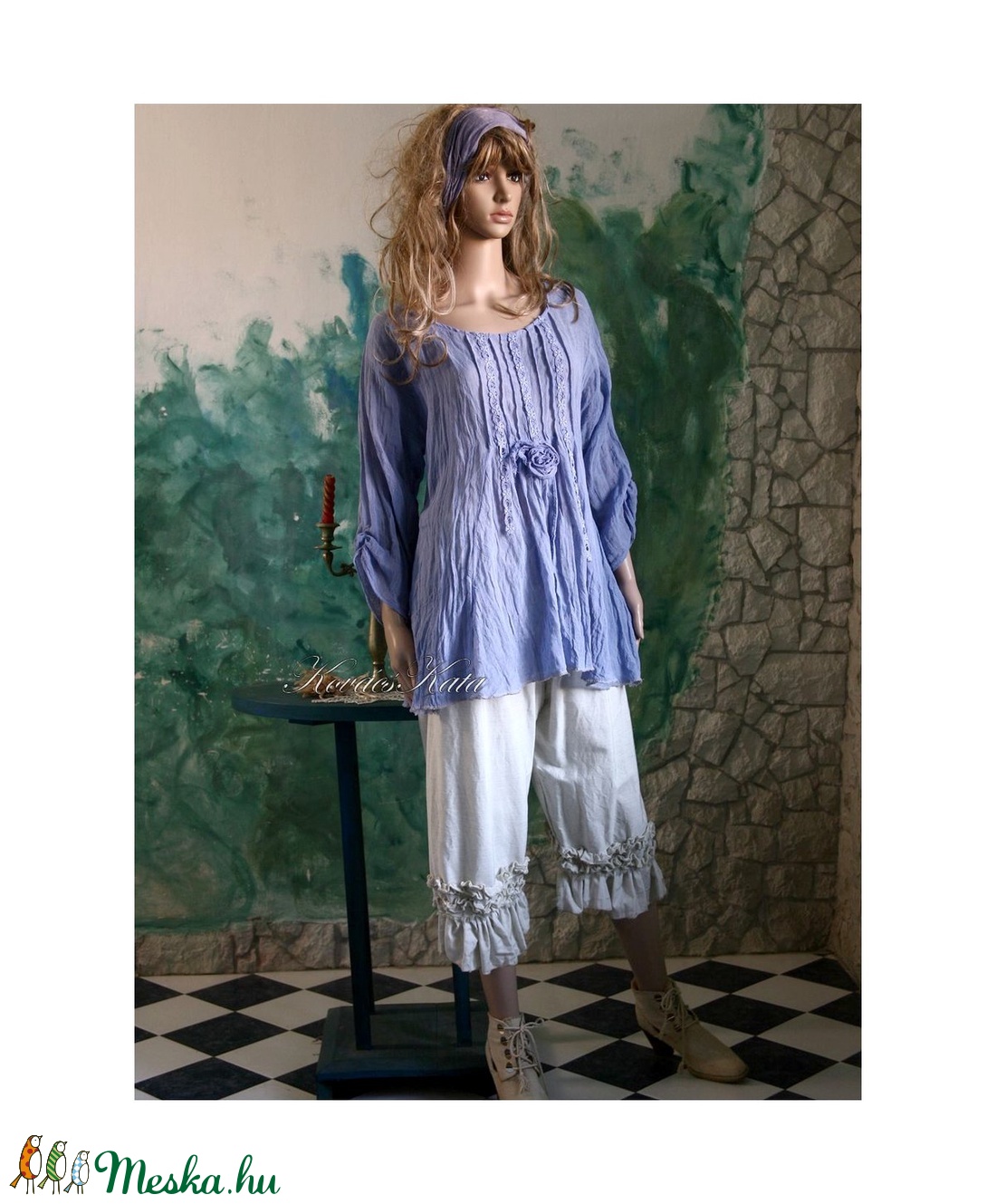 ANGÉLA - romantikus lagenlook tunika - ruha & divat - női ruha - tunika - Meska.hu ANGÉLA - romantikus lagenlook tunika - ruha & divat - női ruha - tunika - Meska.hu